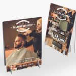 Displays Rígidos.Dimensiones: DIN A4, DIN A3. Ideales para mostradores o escaparates por su resistencia. Alta calidad y colores vibrantes. Posibilidad de barnizar para resaltar detalles del diseño.